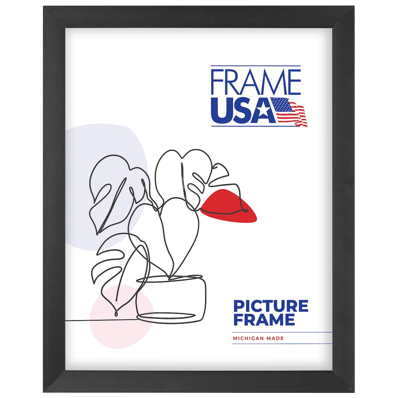 Frame USA Glory Metal Black Single Image Picture Frame